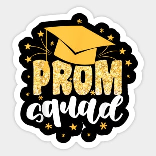 Cool Prom Squad 2024 Prom Graduation Party 2024 Sticker